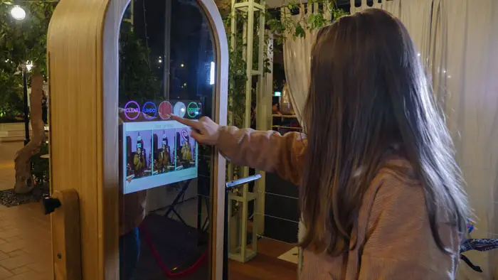 מראת סלפי רטרו