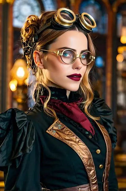 Leonardo Kino XL Rotem Sela as an elegant steampunk inventor w 0